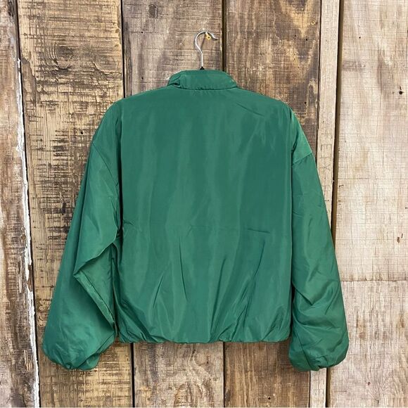 NWT Superdown Akari Jacket Green nylon bomber windbreaker Revolve S - Picture 10 of 10